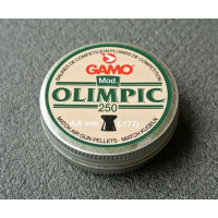 Пули Gamo Olimpic 4,5 мм, 0,49 грамм, 250 штук Пули Gamo Olimpic 4,5 мм, 0,49 грамм, 250 штук
