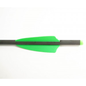 Стрела арбалетная карбоновая Centershot Toxic Carbon 16" Half Moon Nock