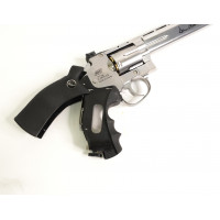 Пневматический револьвер ASG Dan Wesson 6" Silver (пулевой)