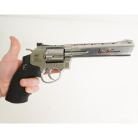 Пневматический револьвер ASG Dan Wesson 6" Silver (пулевой)
